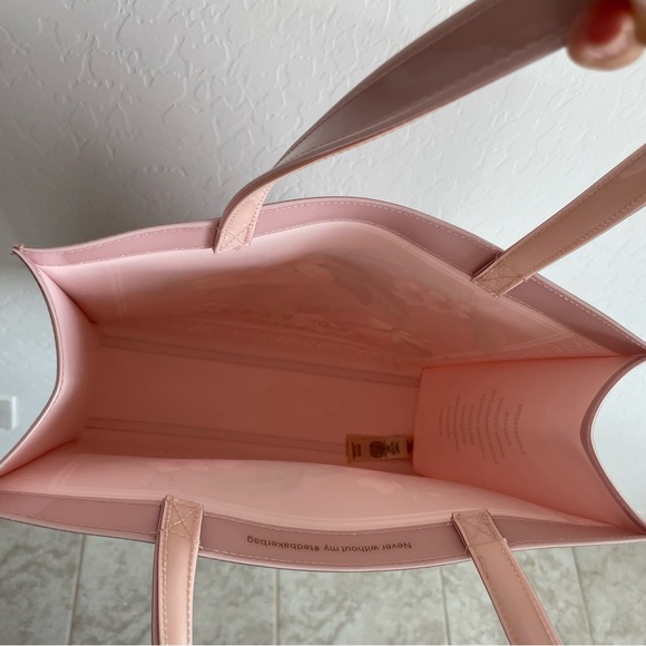 Ted Baker Pink Maecon Peach Blossom Floral Large Icon Tote - Picture 9 of 10